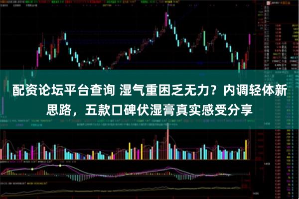 配资论坛平台查询 湿气重困乏无力？内调轻体新思路，五款口碑伏湿膏真实感受分享
